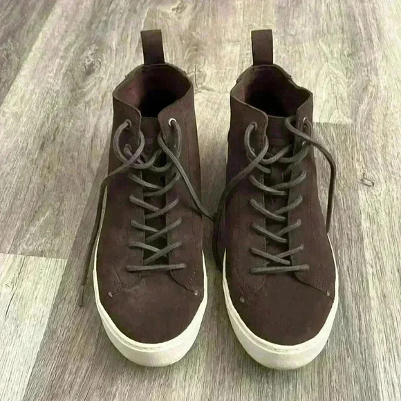 Toms Other - TOMS Lenox Mid Chocolate Brown Suede Sneakers